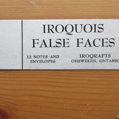 Kaarten set iroquois “falce faces” (12 stuks)