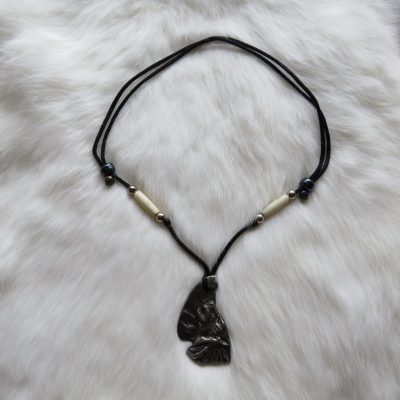 Pewter spirit ketting “Night guardian”