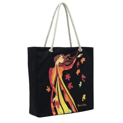 Eco tas met print van Maxine Noel – Leaf Dancer