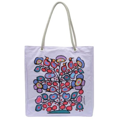 Eco tas met print van Norval Morrisseau – Woodland Floral