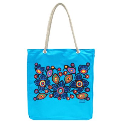 Eco tas met print van Norval Morrisseau – Flowers and Birds