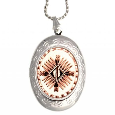 Starburst Native American Jewelry Locket