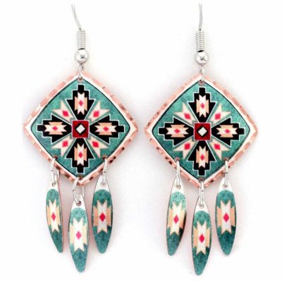 SW Native American Dangle Earrings